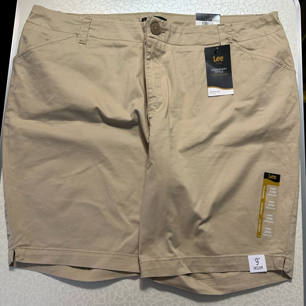 Lee Tan Bermudas Casual Cotton Shorts